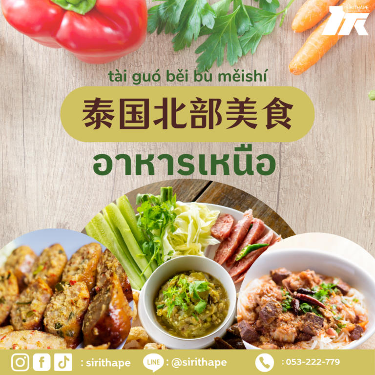 👏คำศัพท์น่ารู้  泰国北部美食 “อาหารเหนือ” ในภาษาจีน *ทุกวันพฤหัสบดี